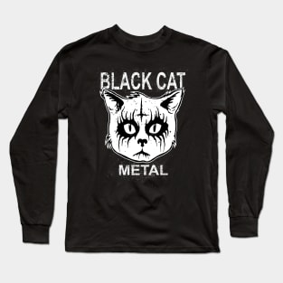 BLACK METAL CAT Long Sleeve T-Shirt